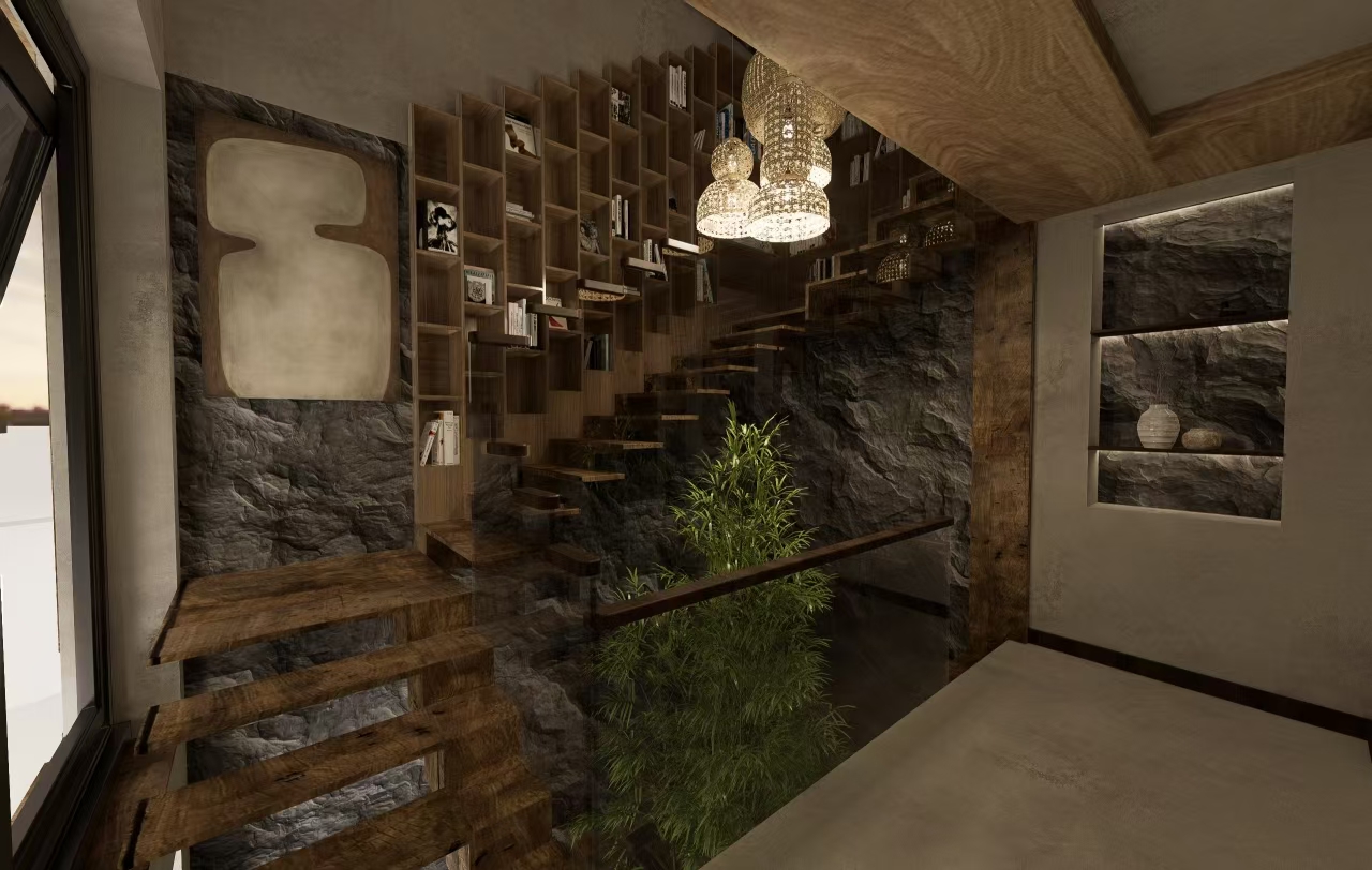 民宿旧房改造室内设计-8