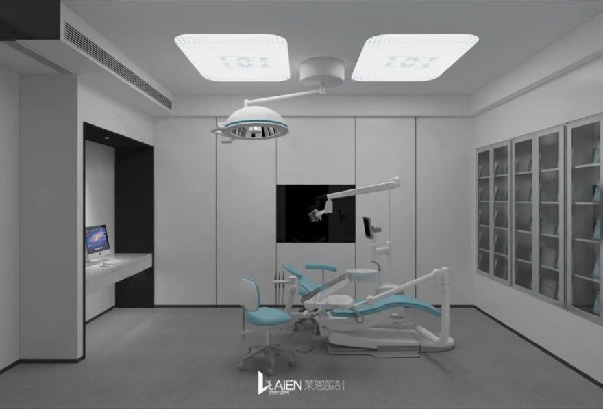 上海九亭大街华尔康口腔,现代简约与科技感的完美结合-43