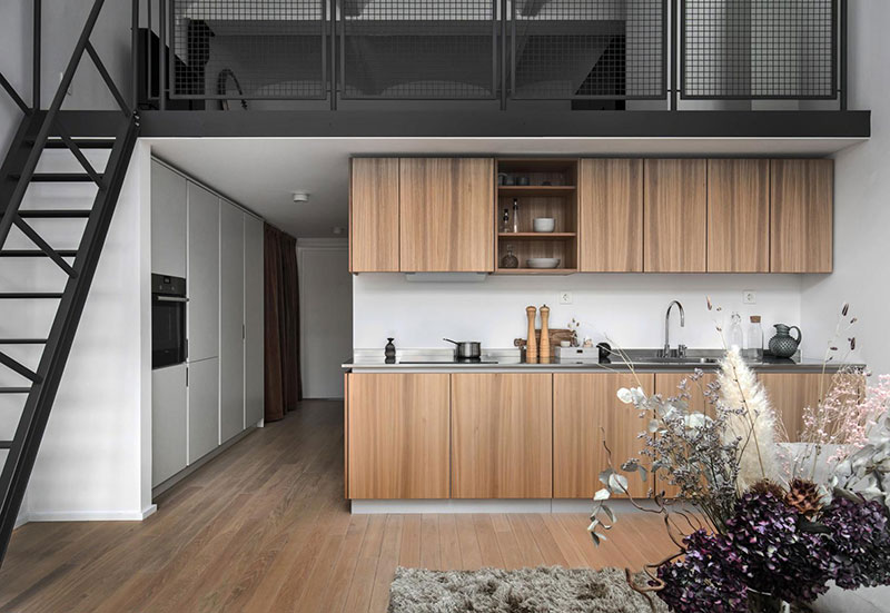 斯德哥尔摩 40 平米时尚阁楼，干花装点温馨空间-8