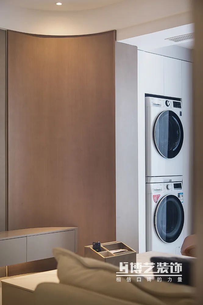 奶油色家居,温馨宁静的现代简约设计丨博艺装饰-20