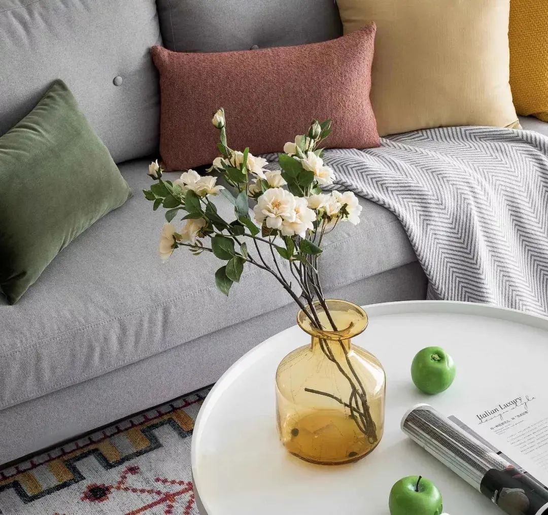 春日北欧风,100㎡糖系 3 室 2 厅的惬意生活-6