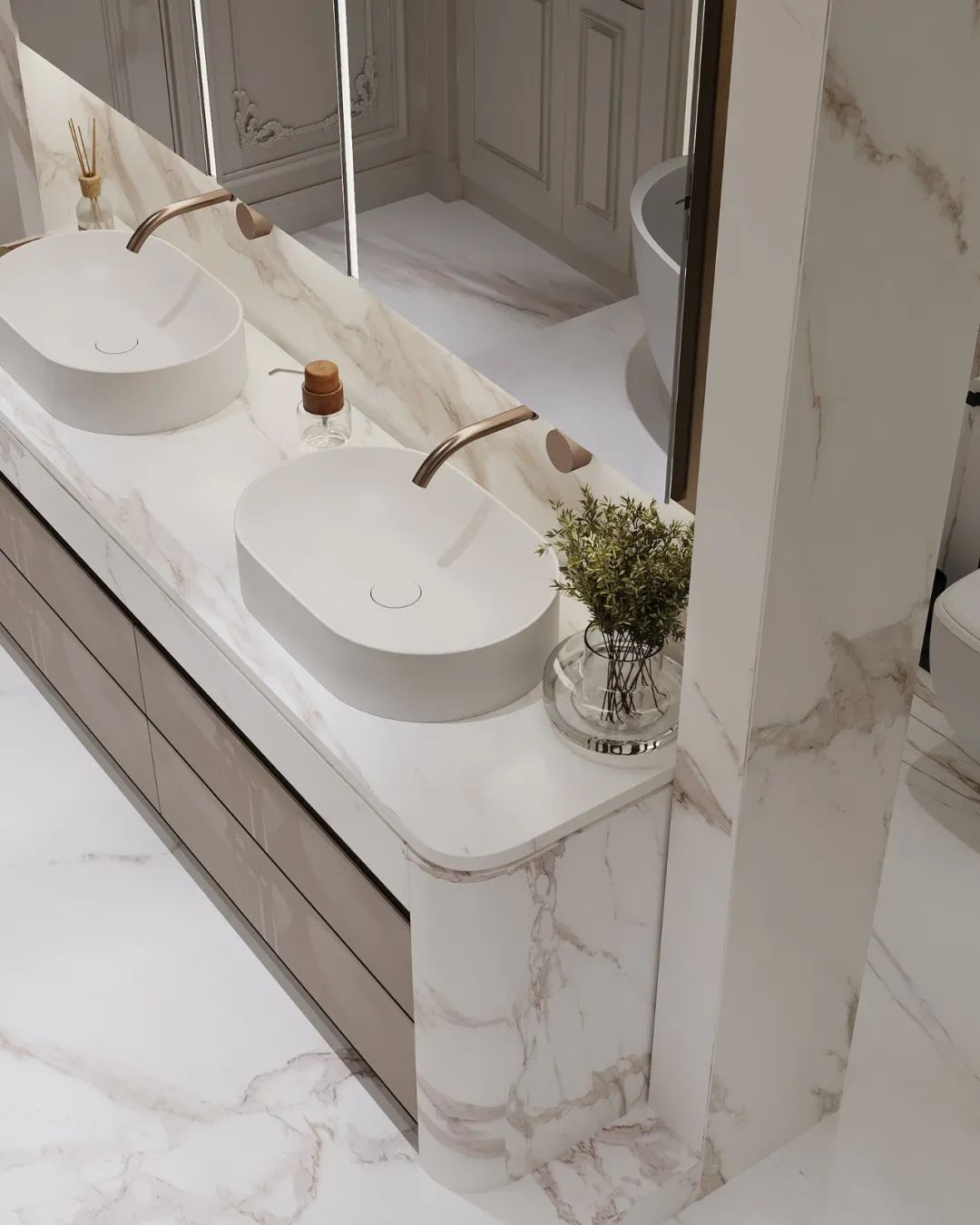 中性经典六口之家丨Ab Architects-49