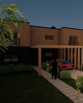 罗兹独栋联排住宅设计丨波兰罗兹