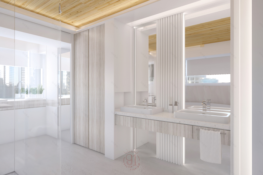 住宅空间3D渲染项目丨禾捷室内装修设计(Hj.Designer)-10