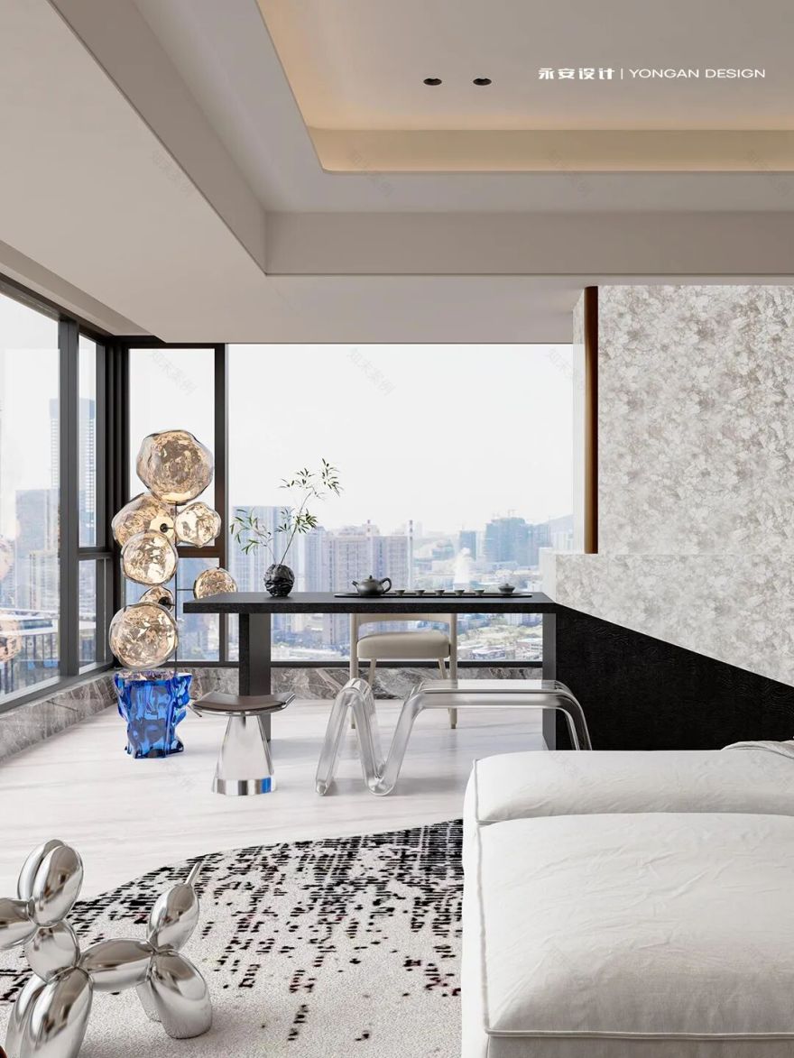 永安新作丨山语清晖316㎡【冰雪融动般的恢弘空间乐章】-9