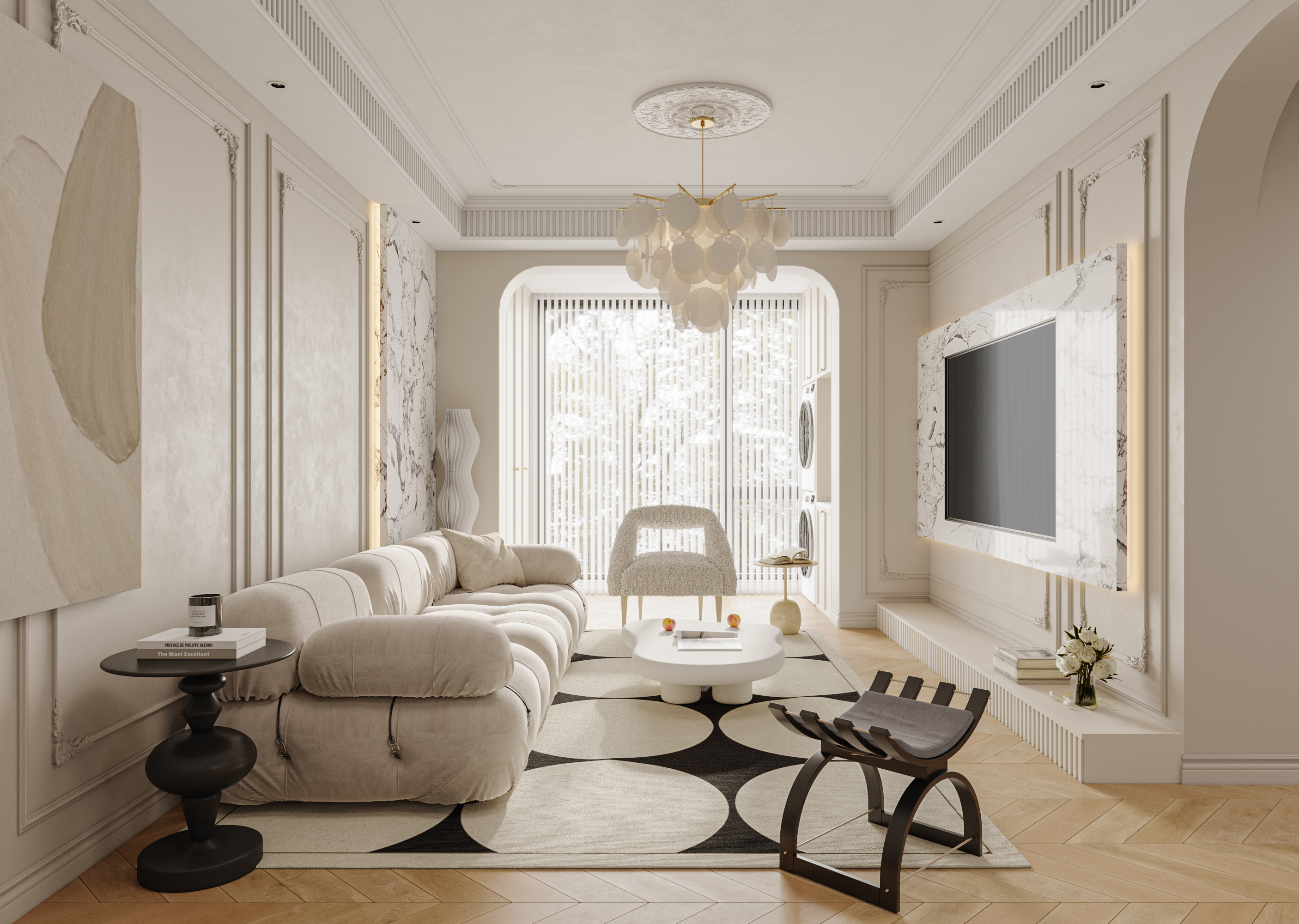 奶油风简约法式-0