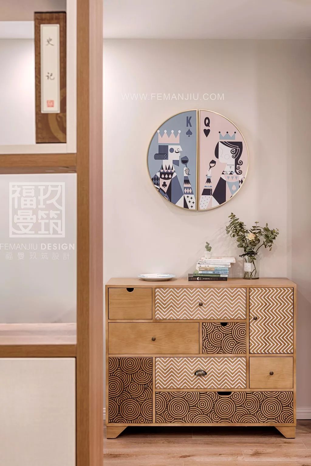 重庆鲁能领秀城 74 平米小美式北欧混搭风家居设计-45