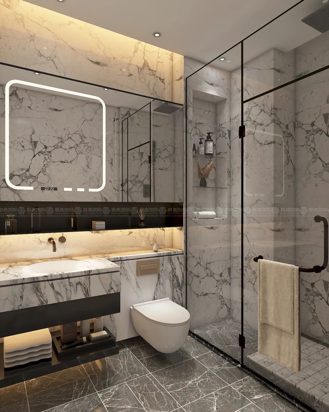 荣禾曲池东岸现代轻奢风,巧妙布局实现空间增值-41