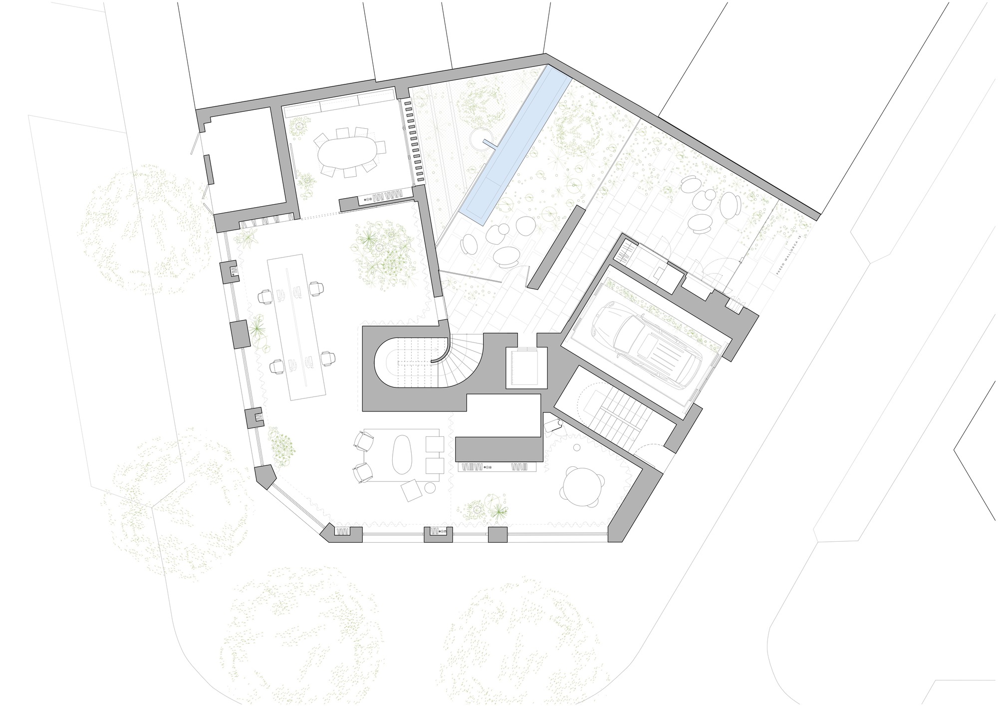 马略卡大道 15 号独立屋丨西班牙丨OHLAB-7