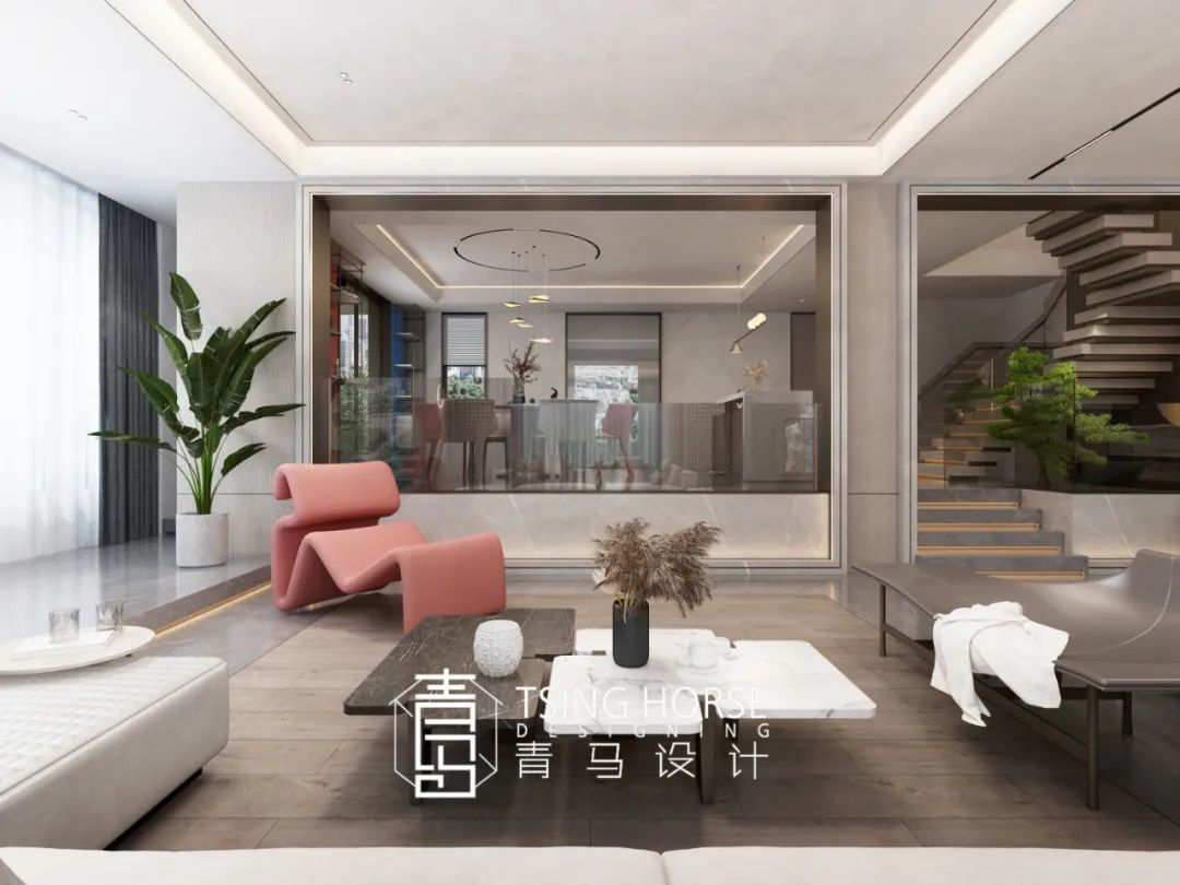 绿地诺丁山·现代中式别墅设计 | 何贵君的奶茶时光-61