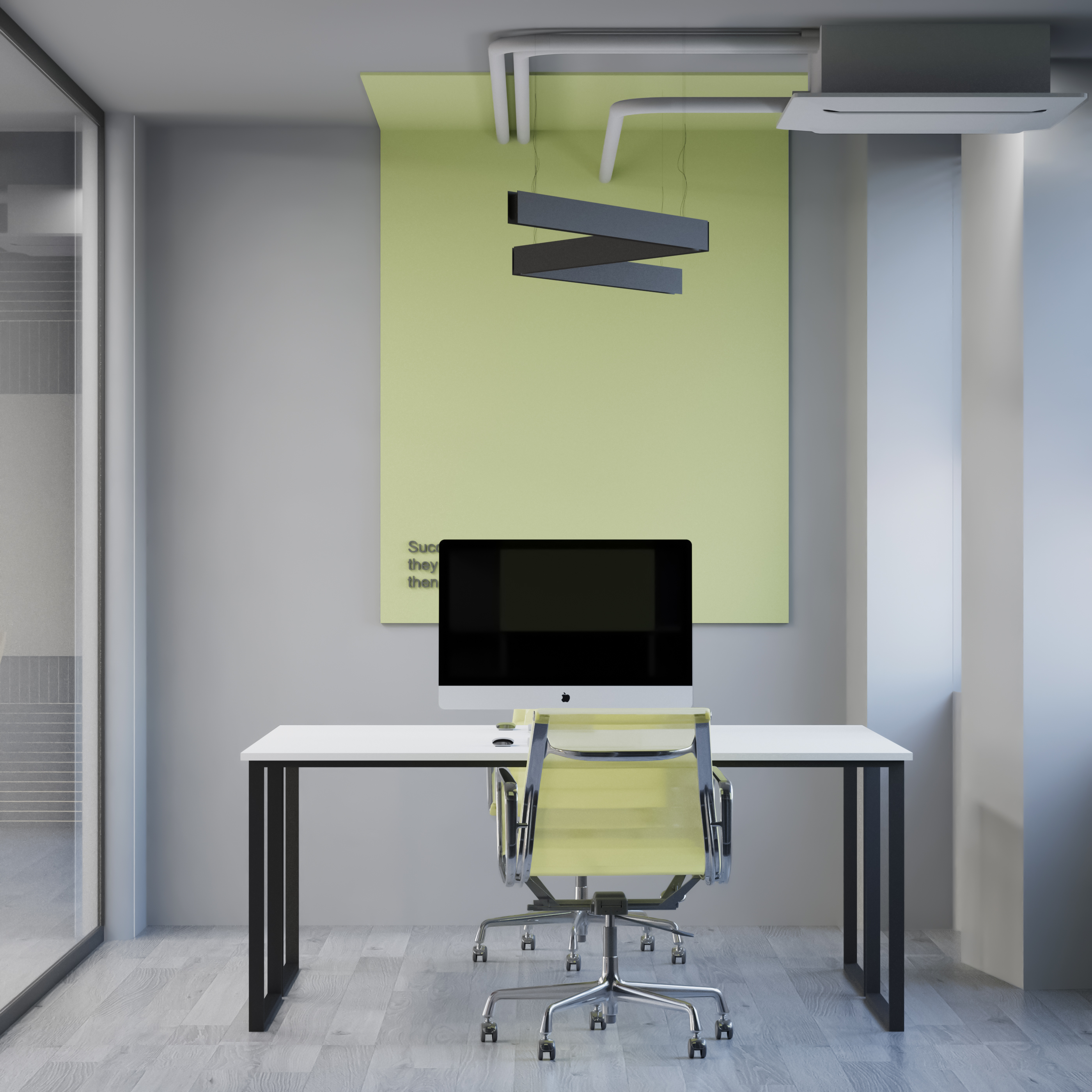 工作区办公室丨瑞士苏黎世-10