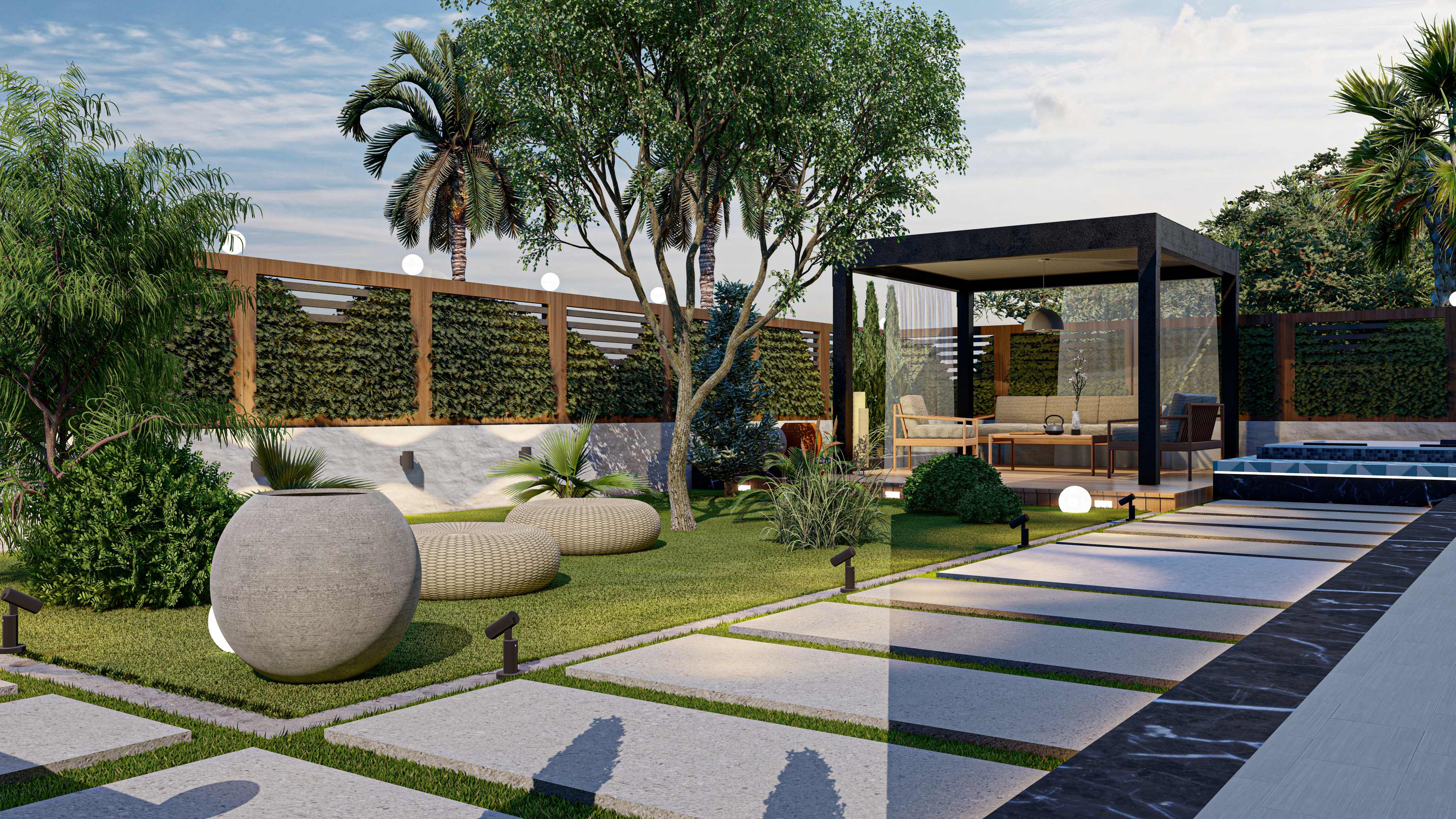 Landscape Design, Residetial Villa-3