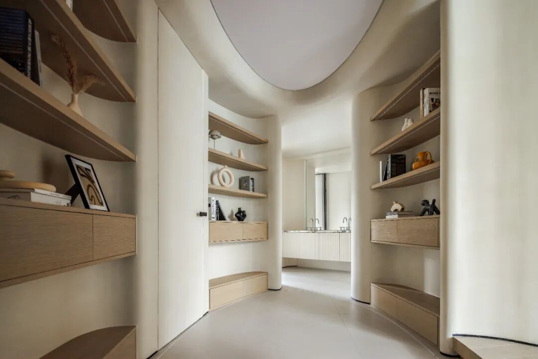 简狄设计｜用弧线重塑异形空间，还多出一个家庭展览馆-45