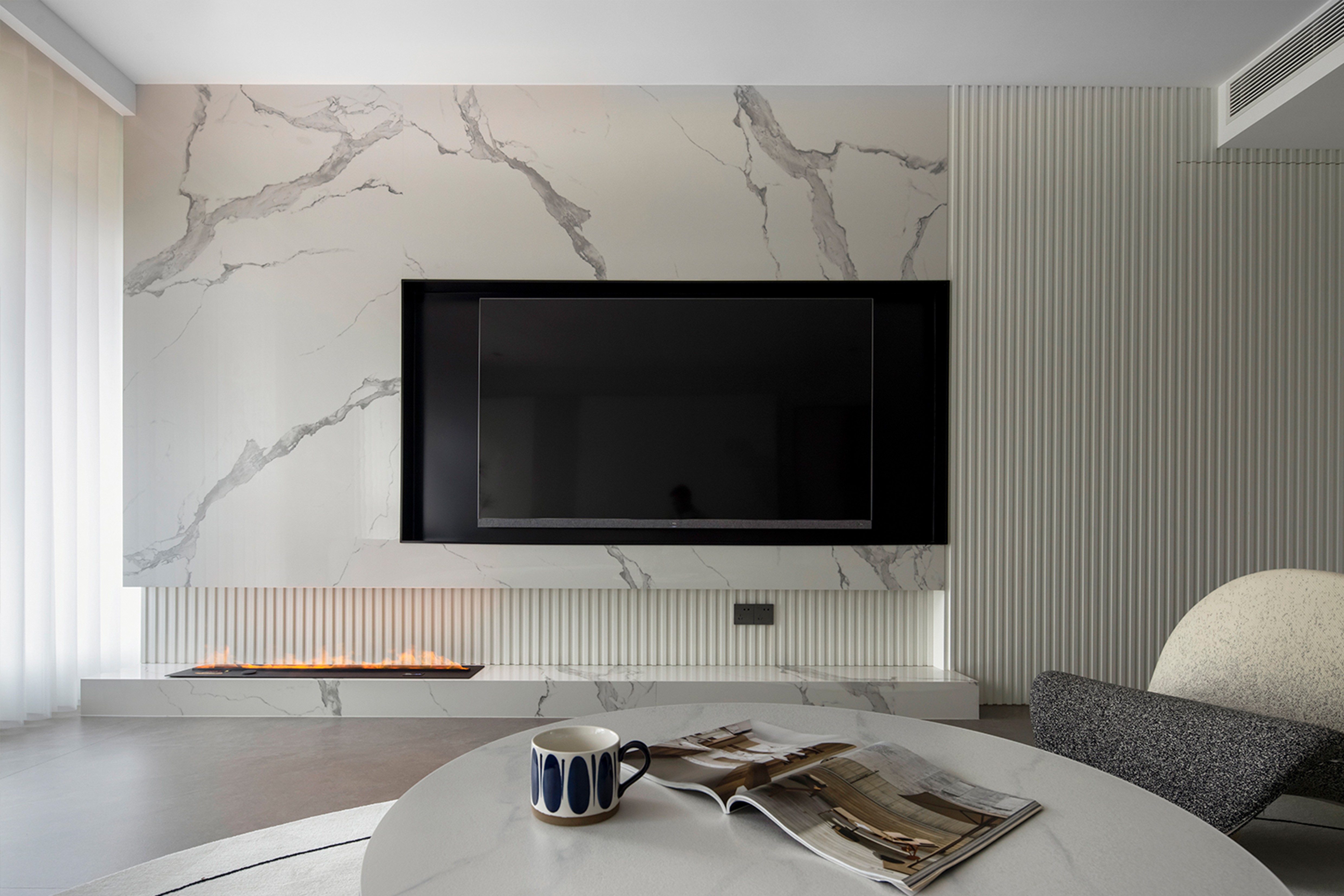 现代极简实景丨中国温州丨柏达装饰-34