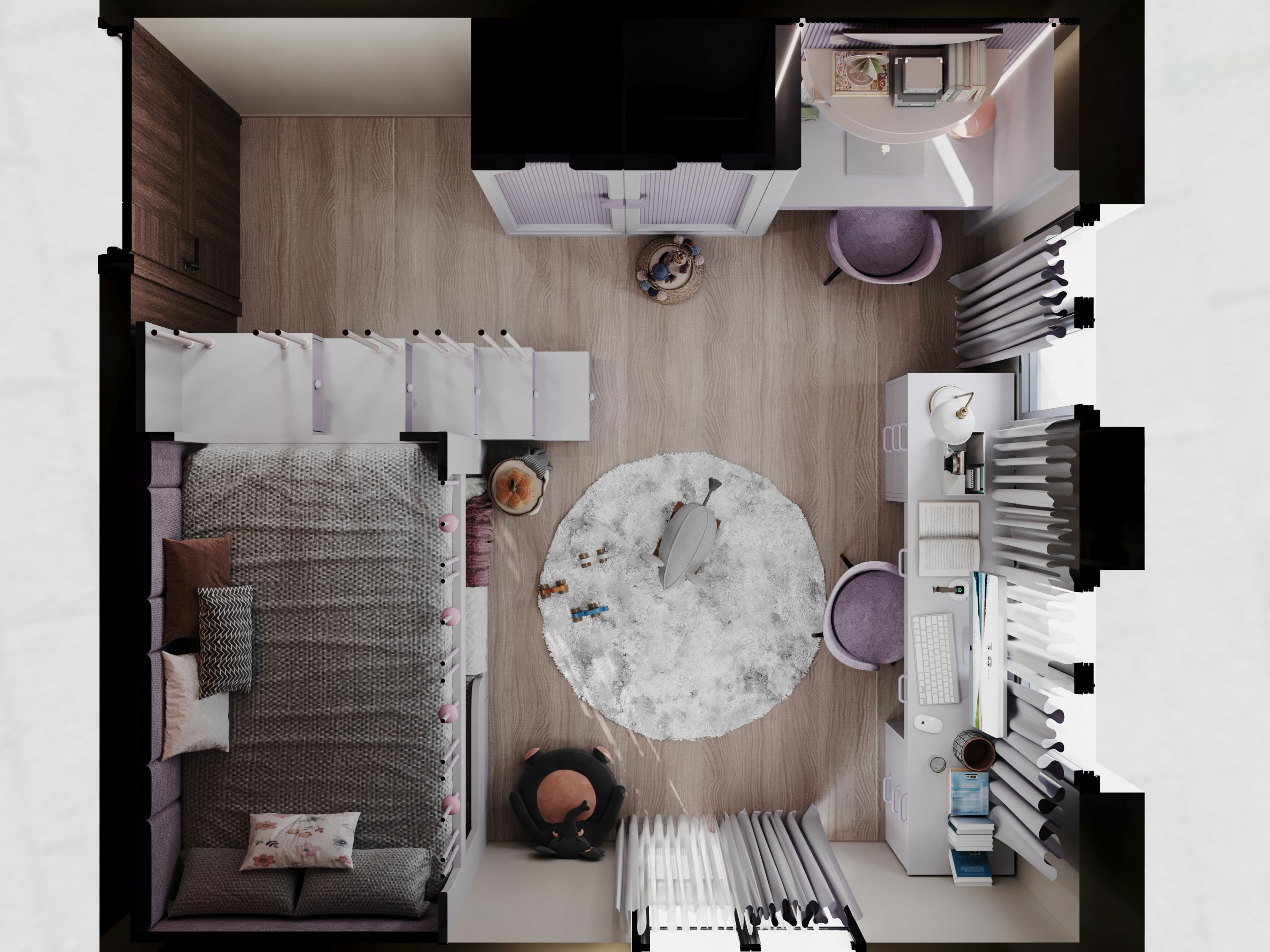 Girl'Bedroom Design-6