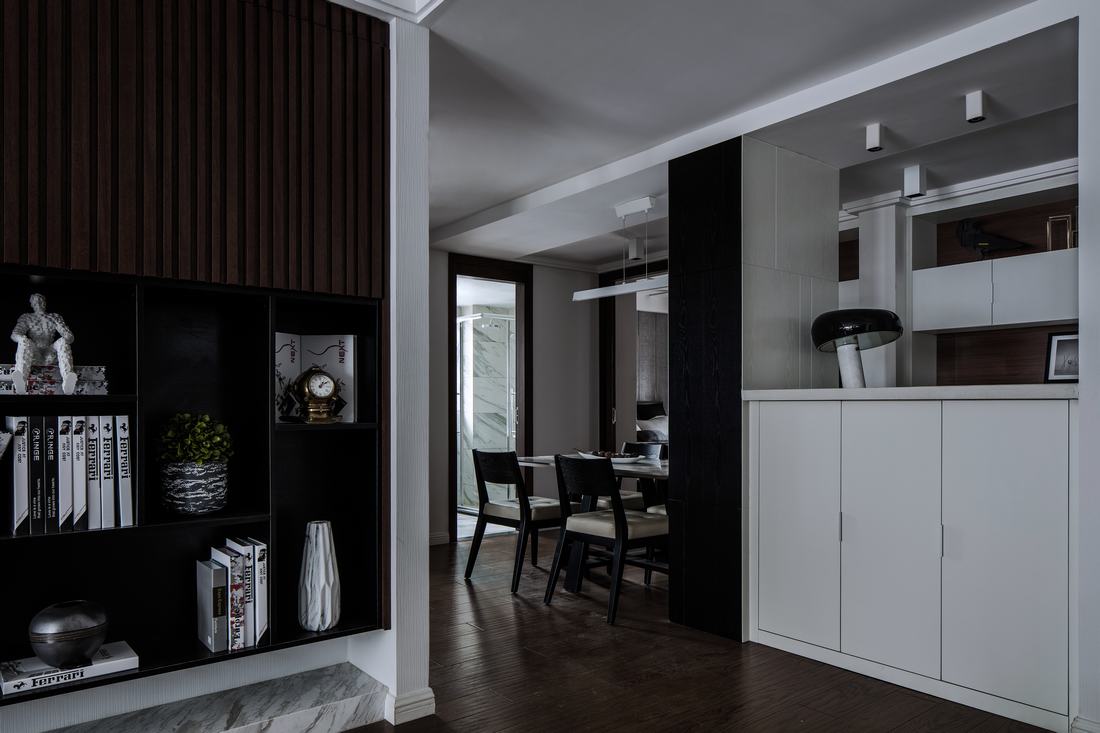 黑白灰的极简诗意：最in新中产的装修新风尚‖尚层装饰-28