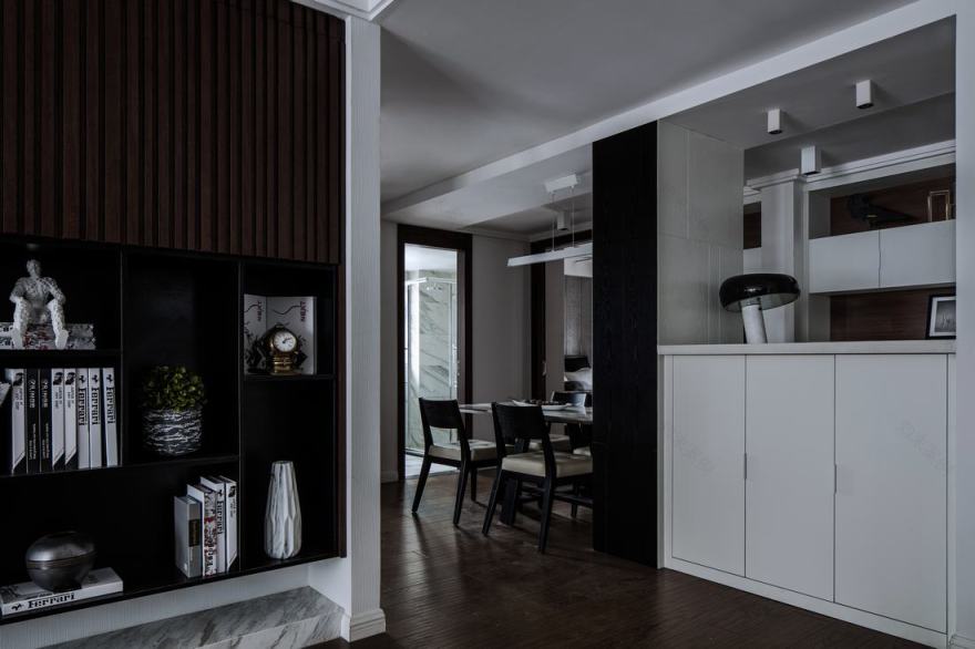 黑白灰的极简诗意:最in新中产的装修新风尚‖尚层装饰-28