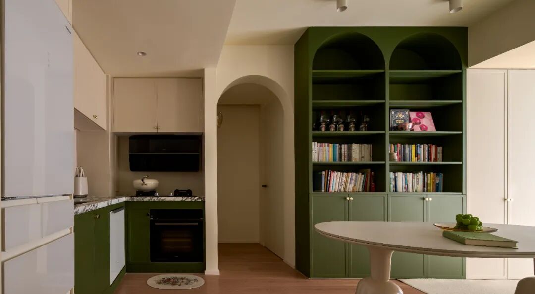 如愿实景｜岭秀名苑51㎡，在白与绿之间写下一首有关家的舒缓诗篇-22