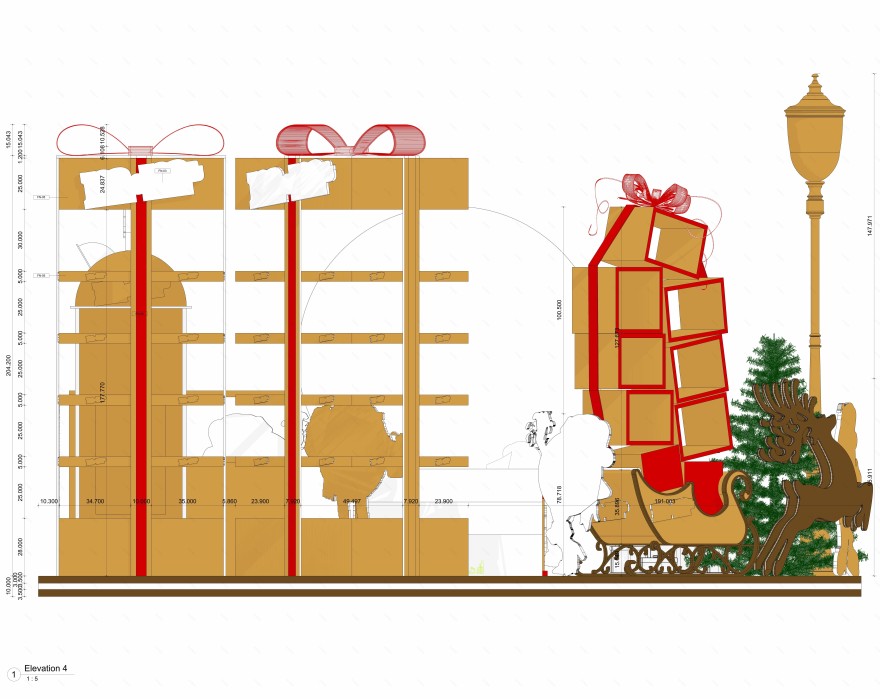 M&M's圣诞展示架4·4(注:M&M's一般指玛氏公司生产的巧克力豆,这里推测Stand是展示架的意思,但由于不清楚4·4的具体含义,可能表述不是非常精准) 丨沙特阿拉伯丨PROP ARCHITECTS-11