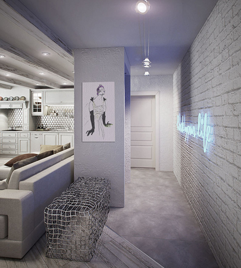 72平米公寓室内设计丨Юлия Агафонова-9