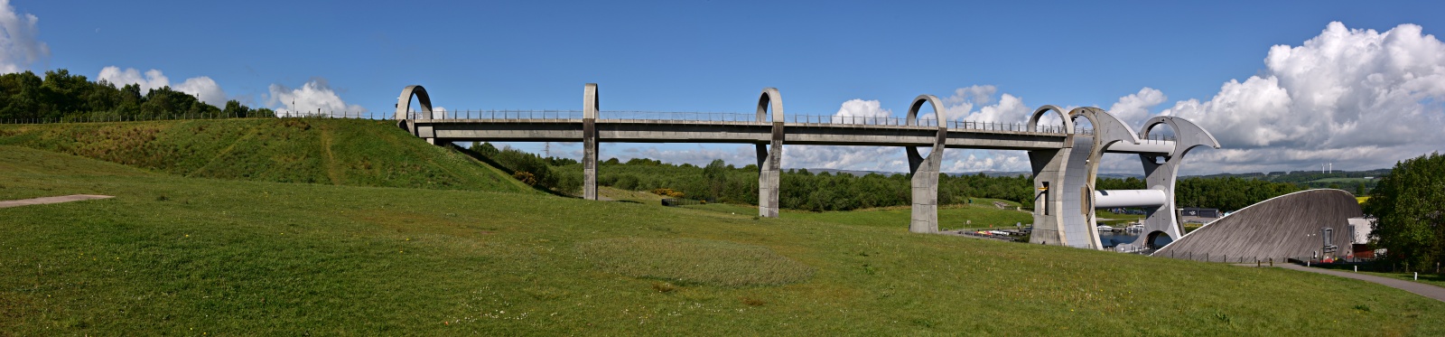 科尔克摩天轮（Колесо Фолкерк）丨英国苏格兰-12