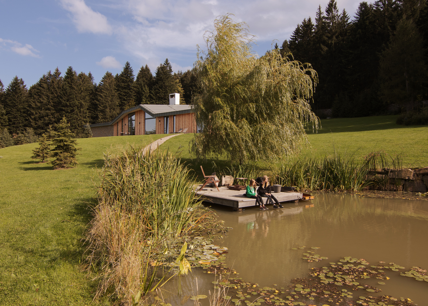 融合自然与现代的木石别墅丨捷克丨WMA architects-41