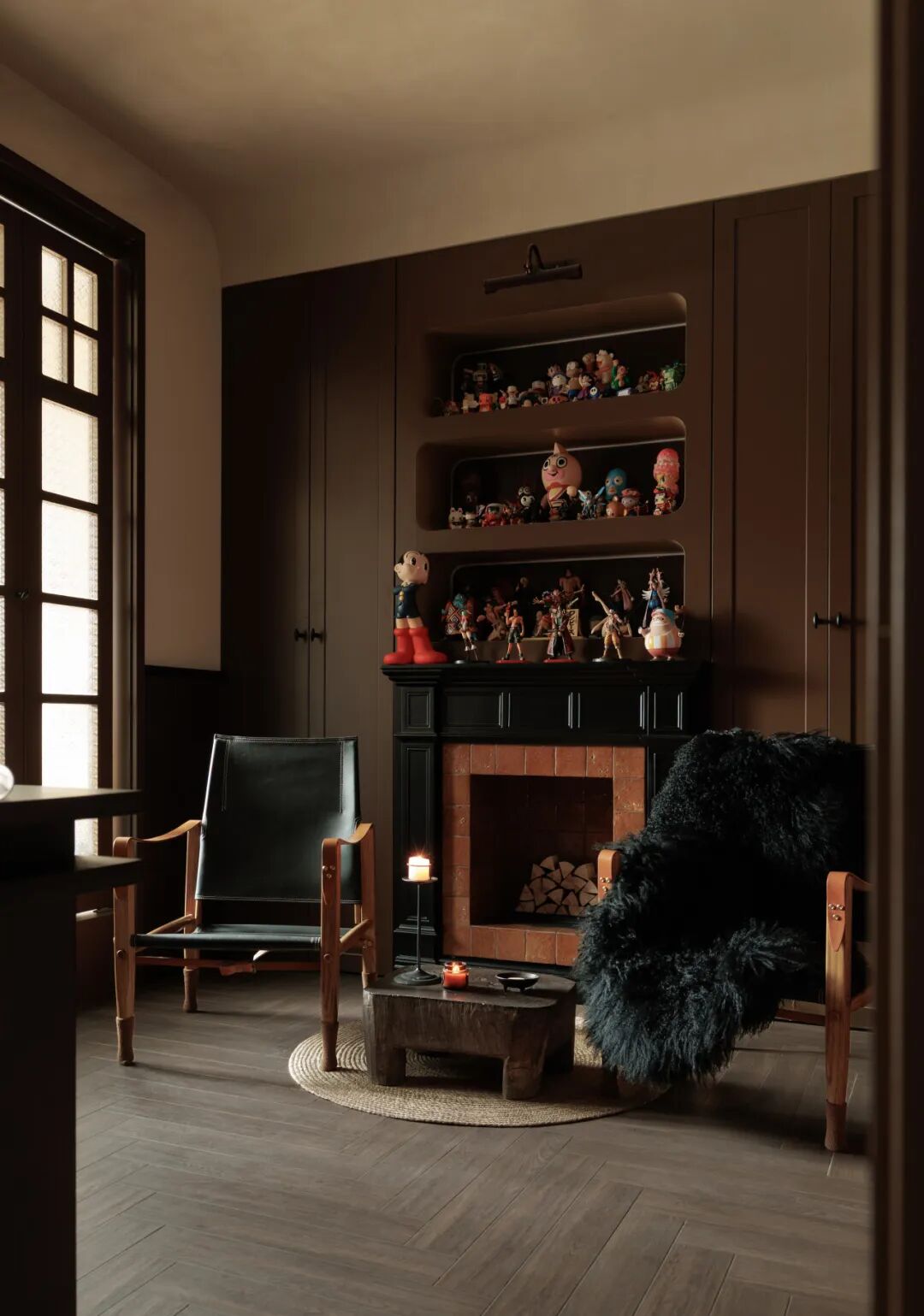 SAS边角边|故宫旁“老破小”变身复古两居-55