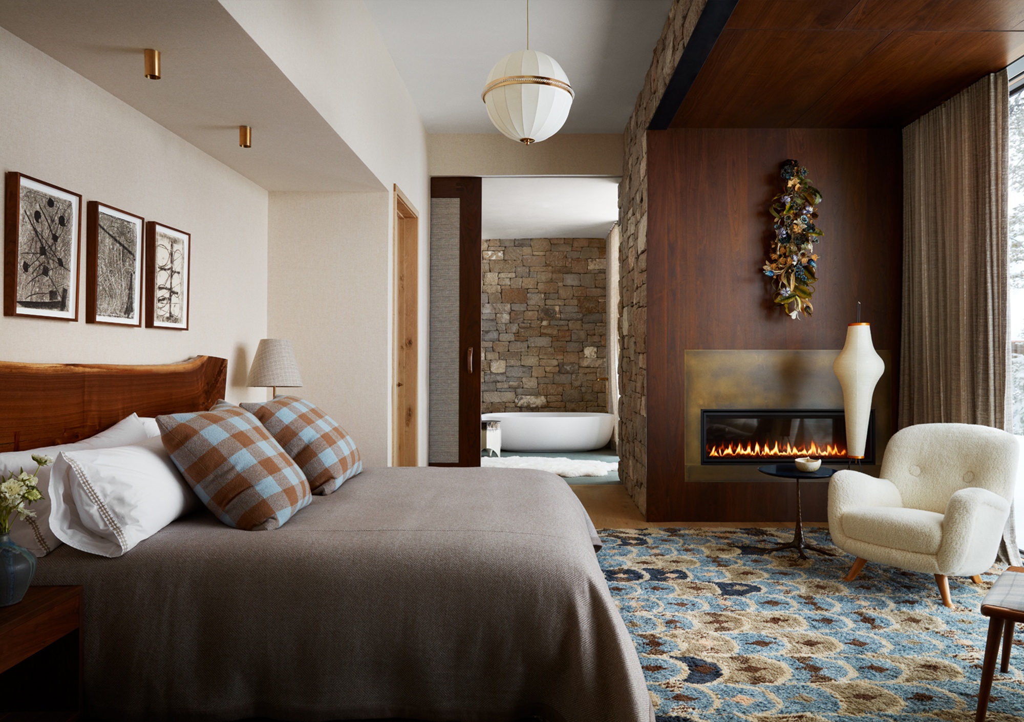 BIG SKY SKI 住宅丨美国蒙大拿丨Commune Design-27