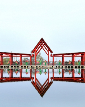 山头村凤凰山山门与舞台设计，淄博 / 房木生景观+中国乡建院城乡共生总工工作室