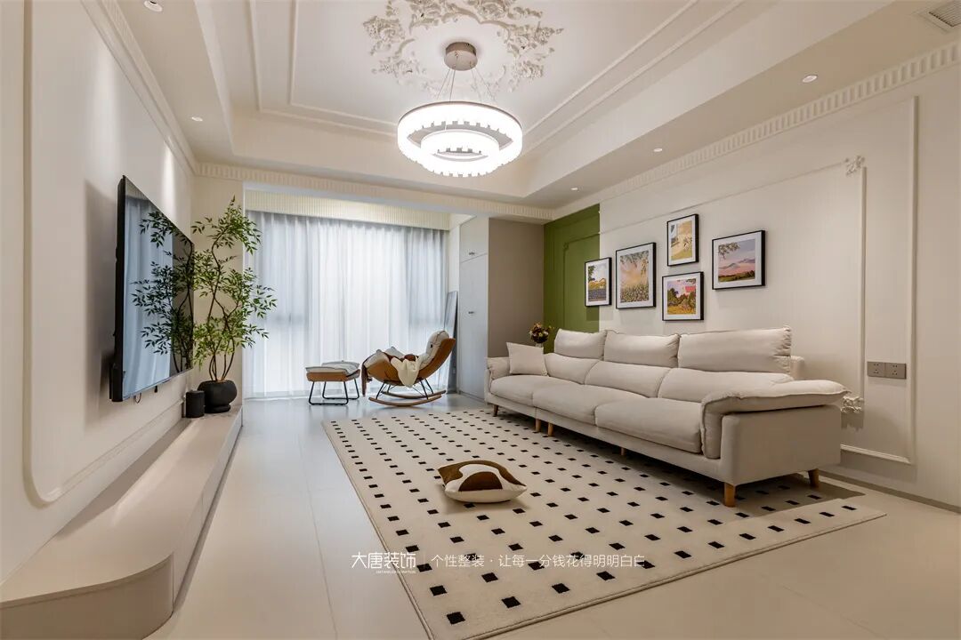 大唐实景丨150㎡清新法式风，连空气都带着文艺感~-23