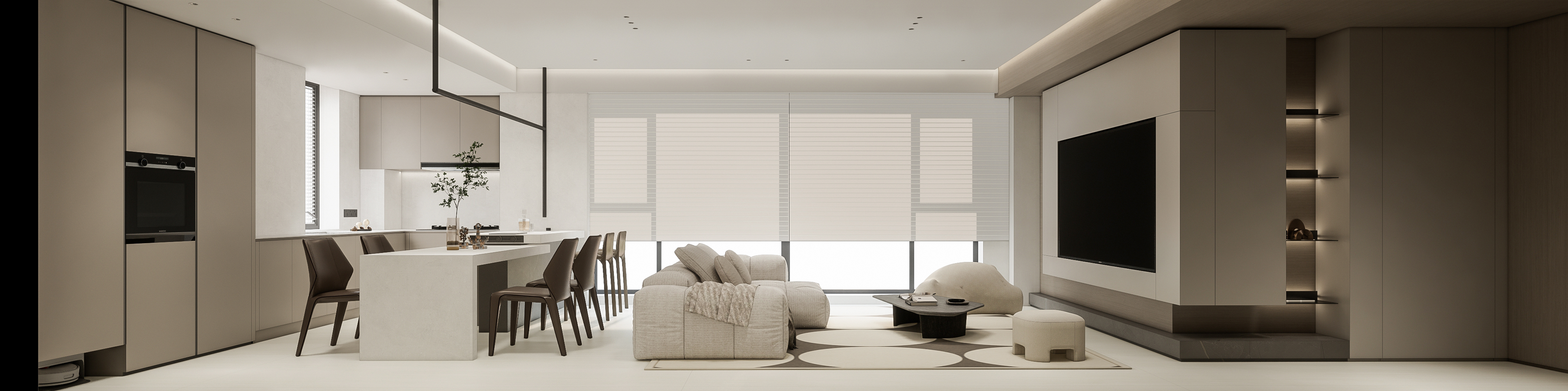 套内 116㎡小平层室内设计丨ENS-4