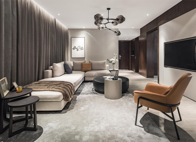 长沙弘德西街二期住宅A户型样板间  直上设计-2