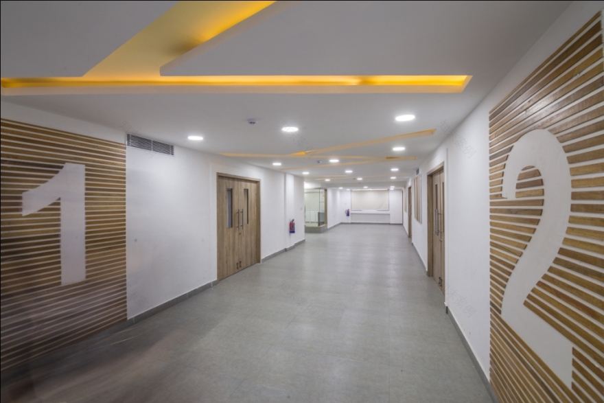 新德里 DAMS 教学学院,活力空间与建筑特色的完美结合-26