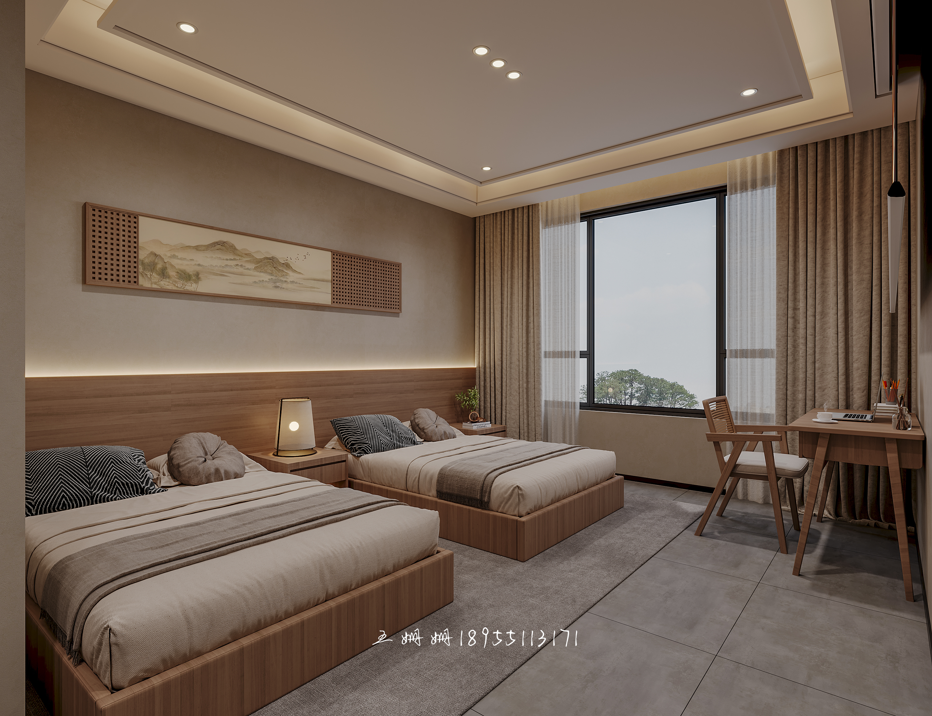 中古风别墅民宿-10