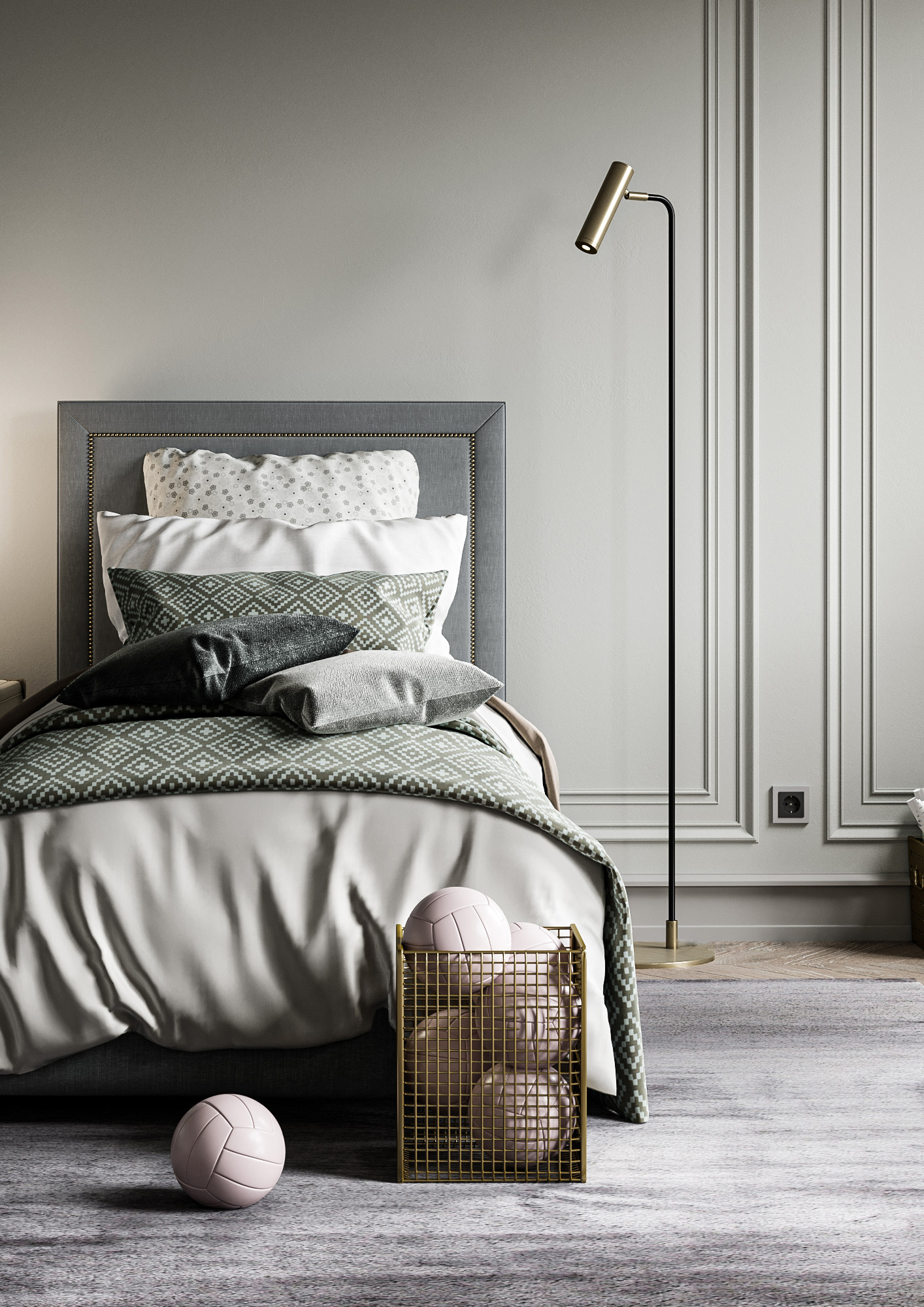 绿与金丨乌兹别克斯坦塔什干丨Home Concept Studio-6