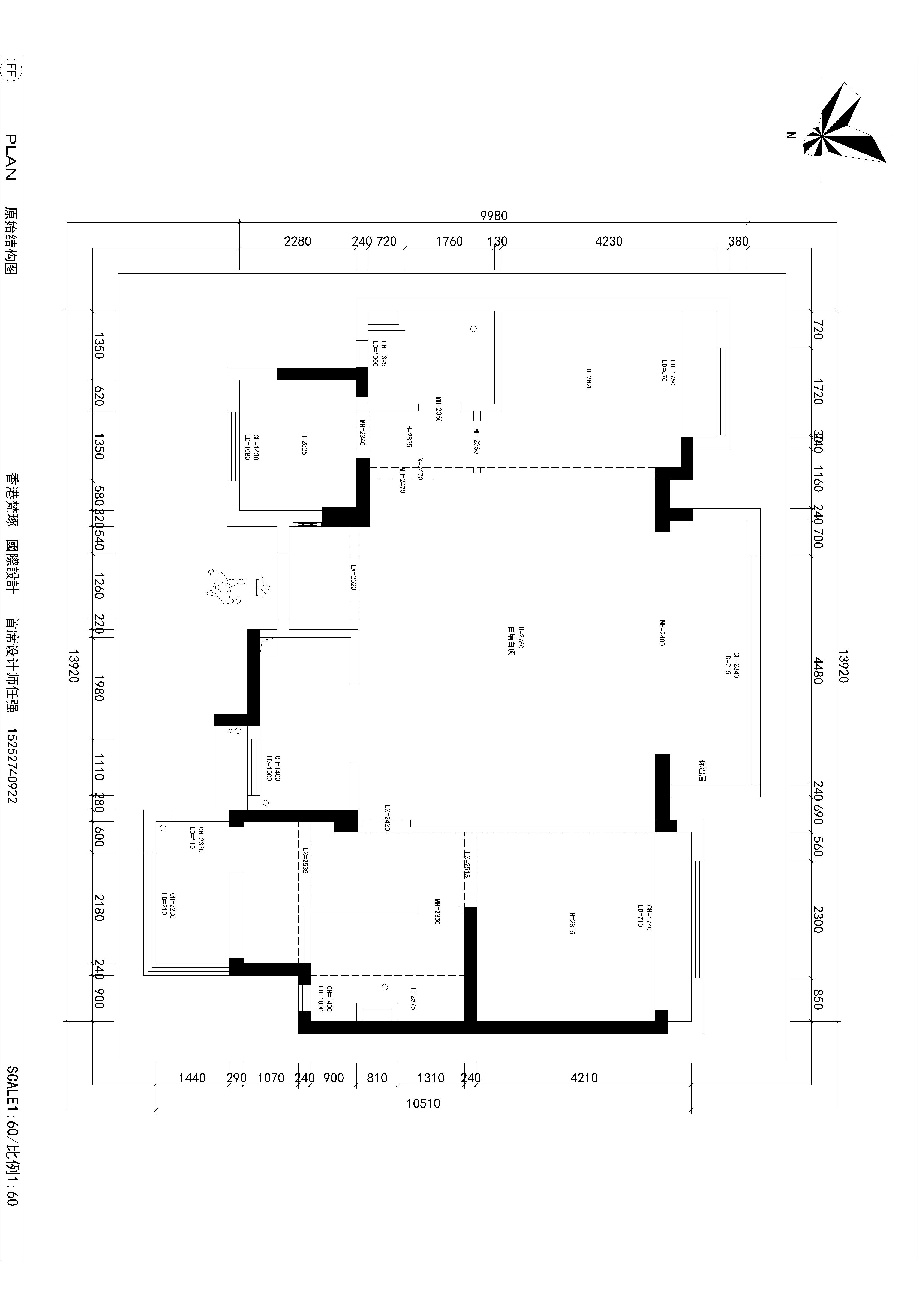 扬州雅居乐兰亭公馆 140㎡平层住宅设计-18