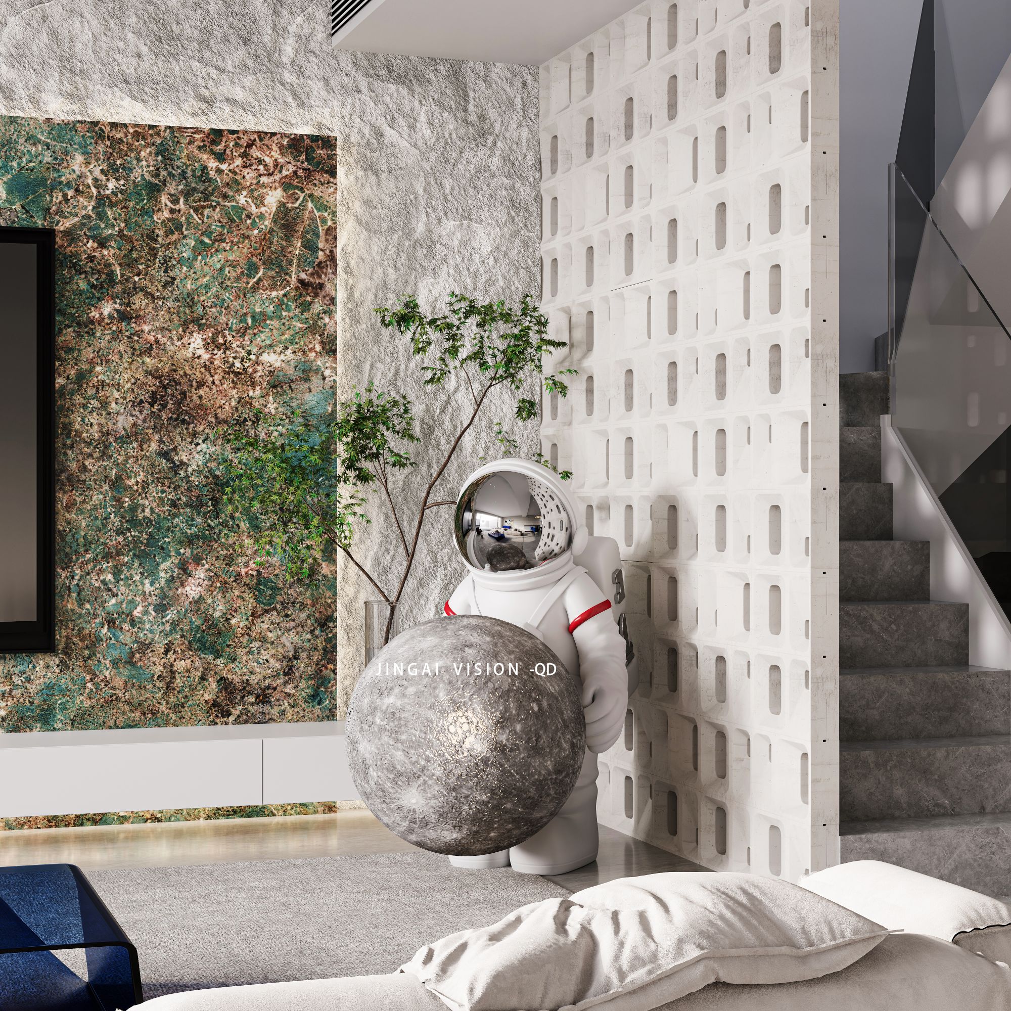 多巴胺风格室内设计丨北京第一廖,金该启点团队-5