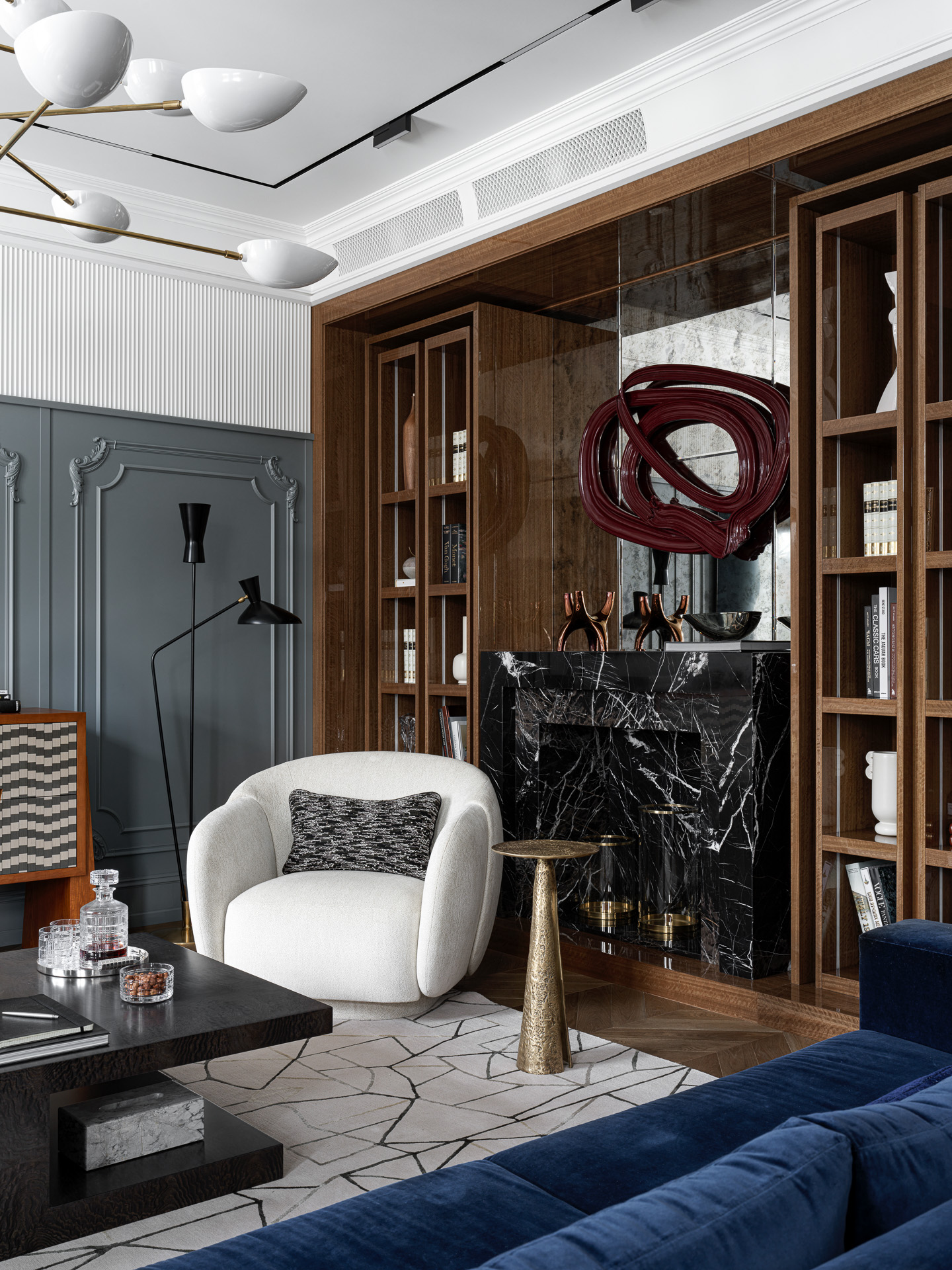 彼得堡市中心公寓室内设计丨安娜·祖耶娃-4