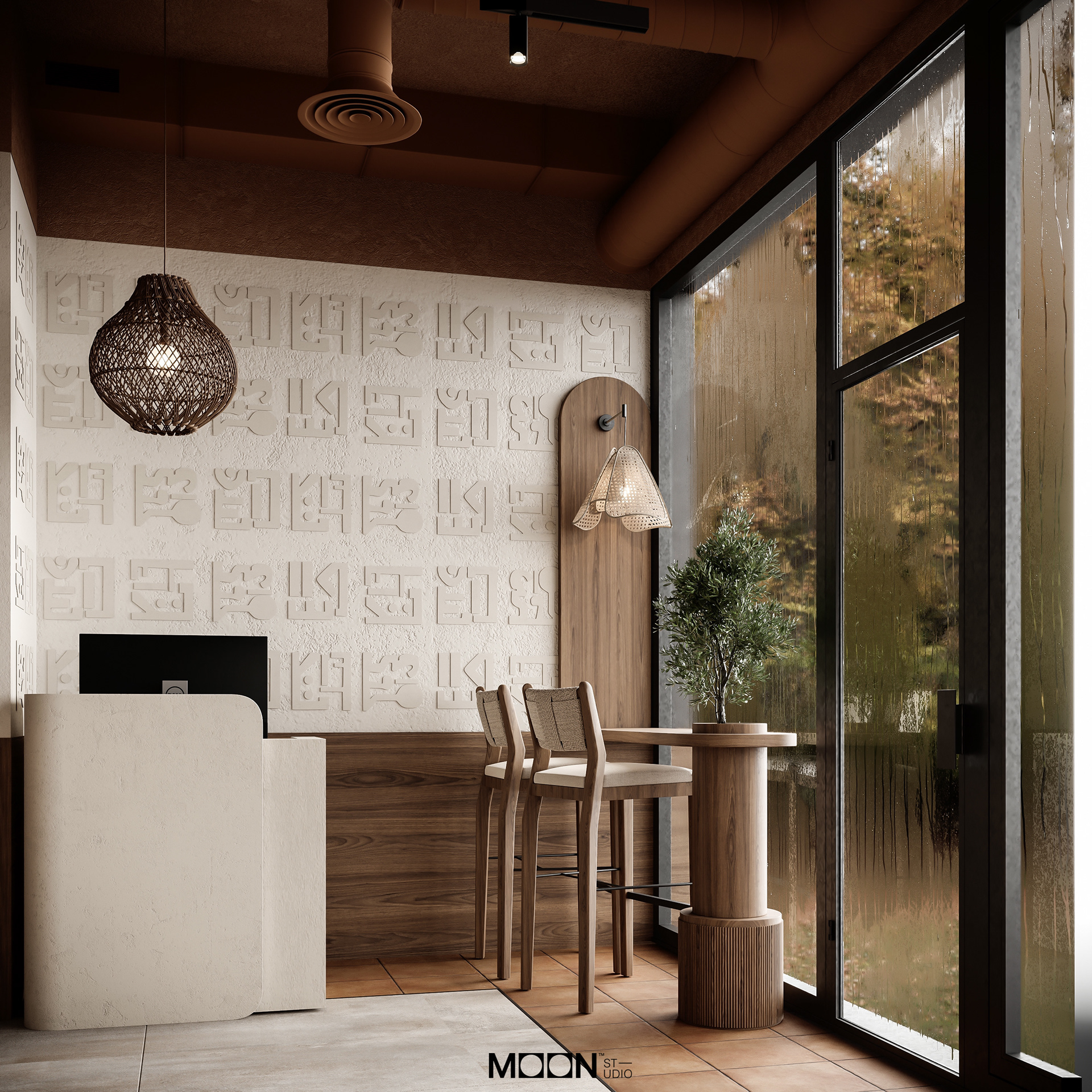 咖啡馆设计

注：Desgin可能是拼写错误，正确的应该是Design  丨Moon Studio-5