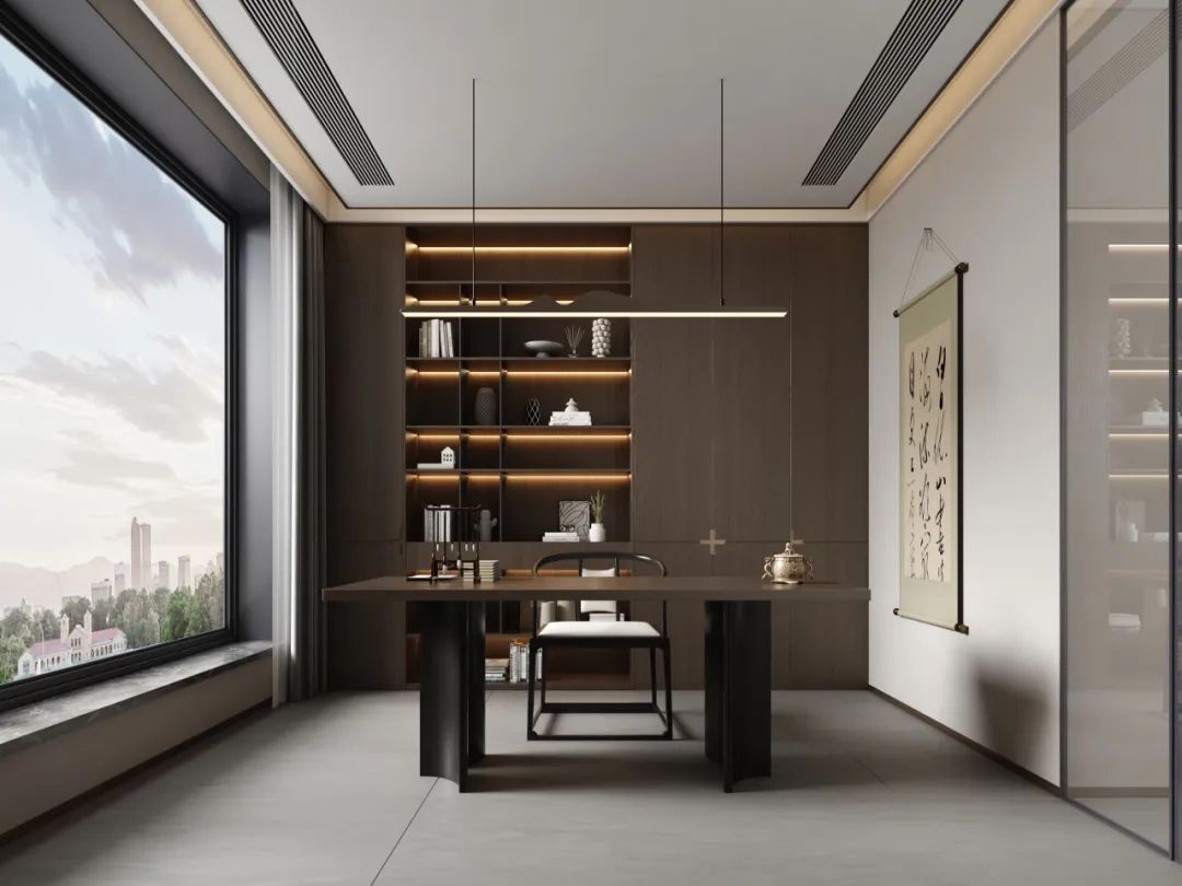 960㎡新中式别墅丨长兴城丨中国湖南丨纵向·空间设计-20