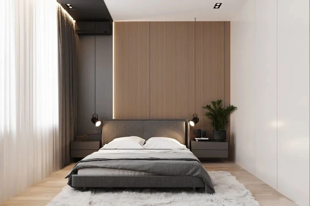 私人空间的艺术品——100 款卧室背景墙设计鉴赏-51