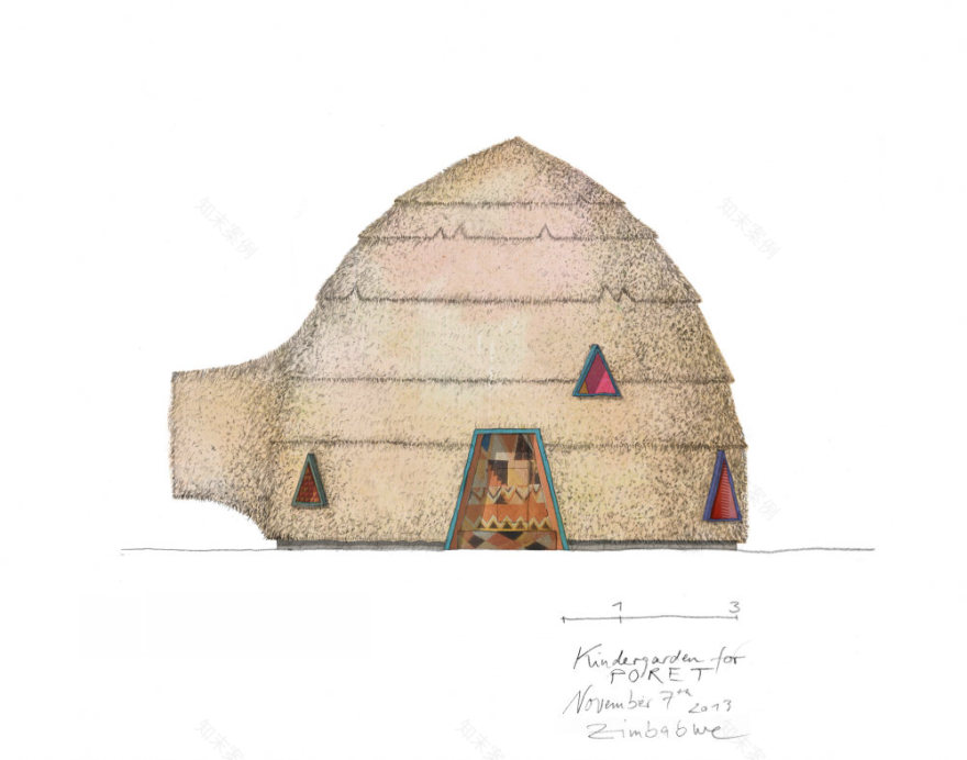 津巴布韦生态幼儿园 | 自然教育与可持续建筑的完美结合-38