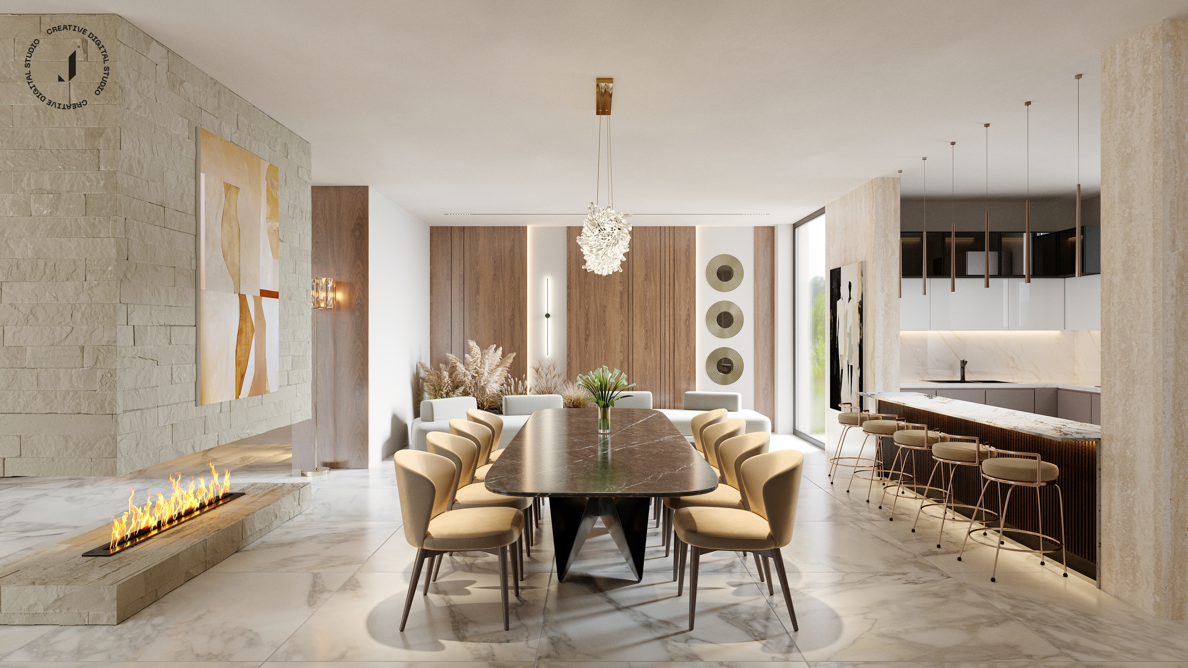 萨拉巴签名 3D 建筑可视化丨摩洛哥马拉喀什-12