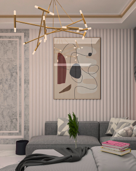 男孩女孩卧室现代室内设计