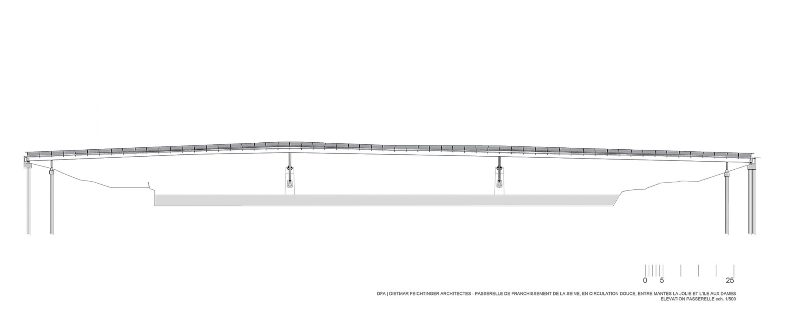 Dietmar Feichtinger塞纳河人行天桥丨法国丨Dietmar Feichtinger Architectes-40