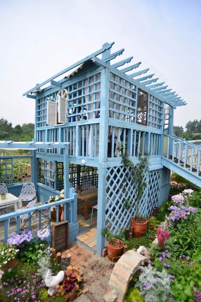 他建了座2亩的鲜花小院,满足你对花园的所有幻想-30