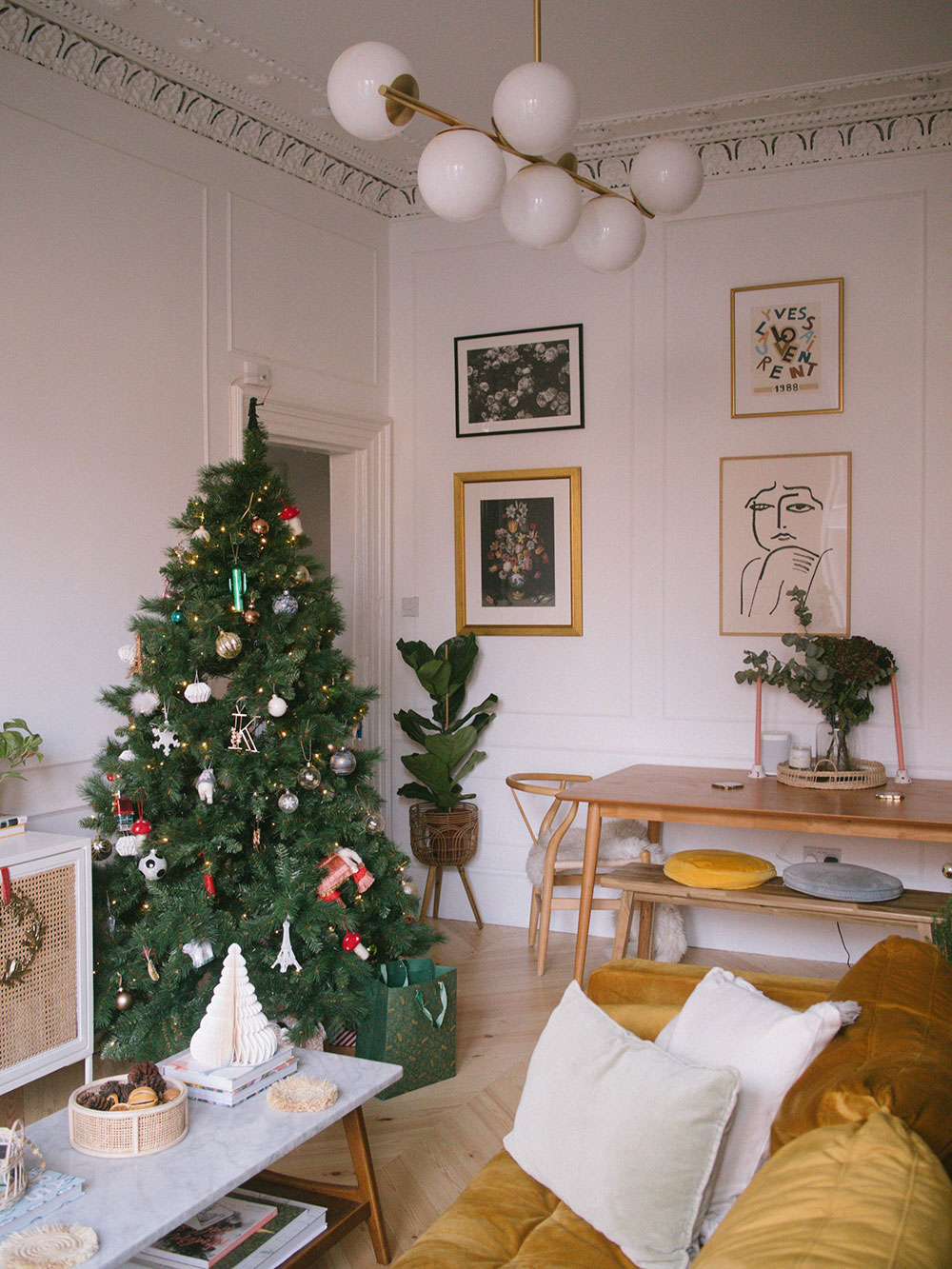 博主 Katie Spiers 的伦敦家居圣诞装饰-3