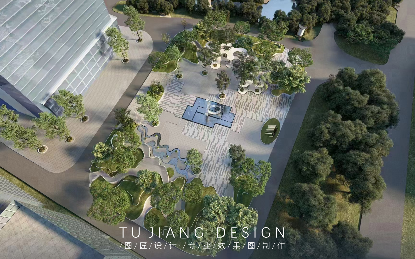 分享一组室外效果图案例-5