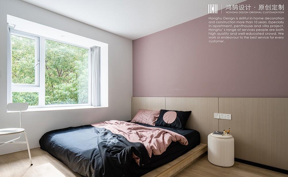 鸿鹄设计上海平层 | 多功能榻榻米书房++ 阳台，美观实用-17