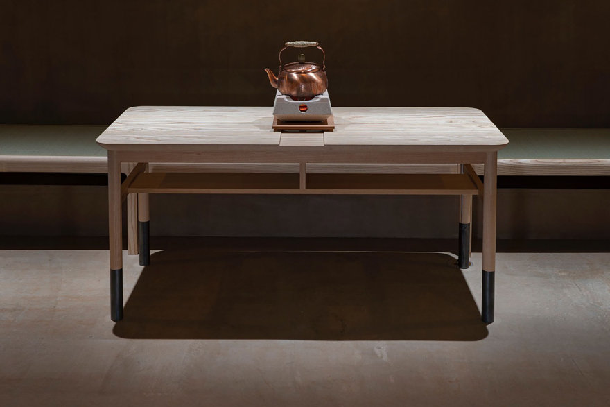 畳の椅子「bunbuku」及配套桌子设计丨辻村久信设计事务所,株式会社ムーンバランス-14